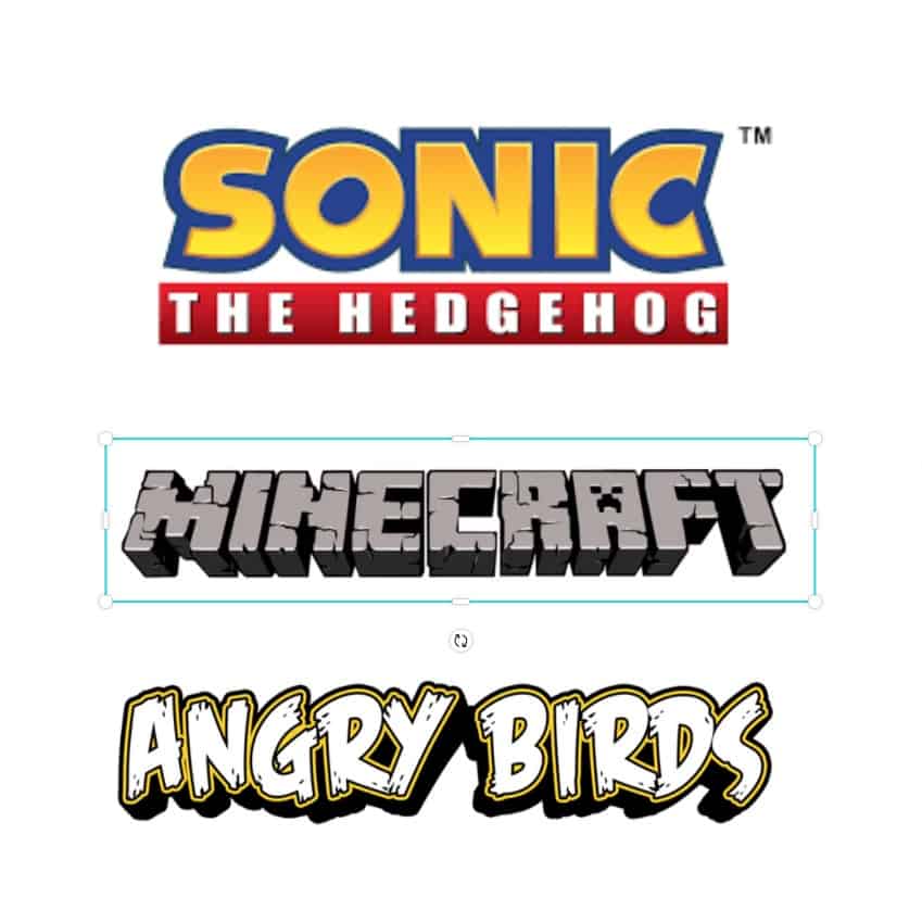 video game logos