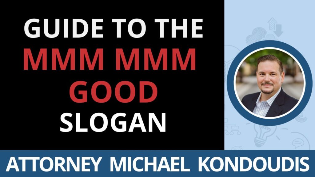 MMM MMM GOOD Slogan Kondoudis