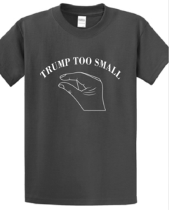 Trump too small shirt